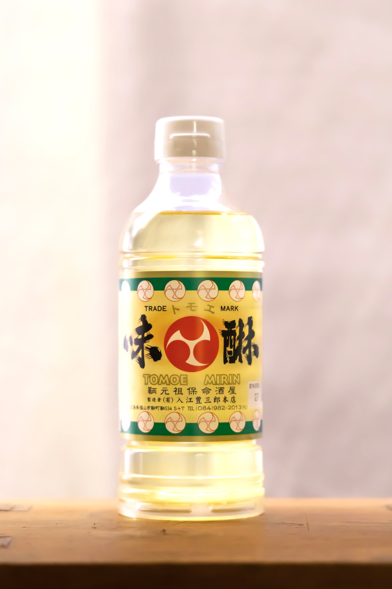 トモエ印本味醂ペットボトル　500㎖