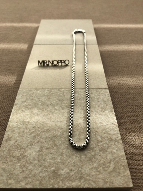 Liber Ethos Silver Chain Necklace - 3mm x 45cm