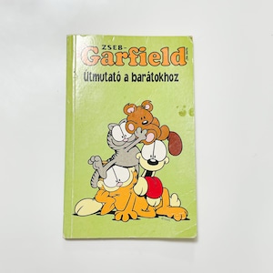 Vintage 2001 Garfield Hungarian Pocket Comic Book