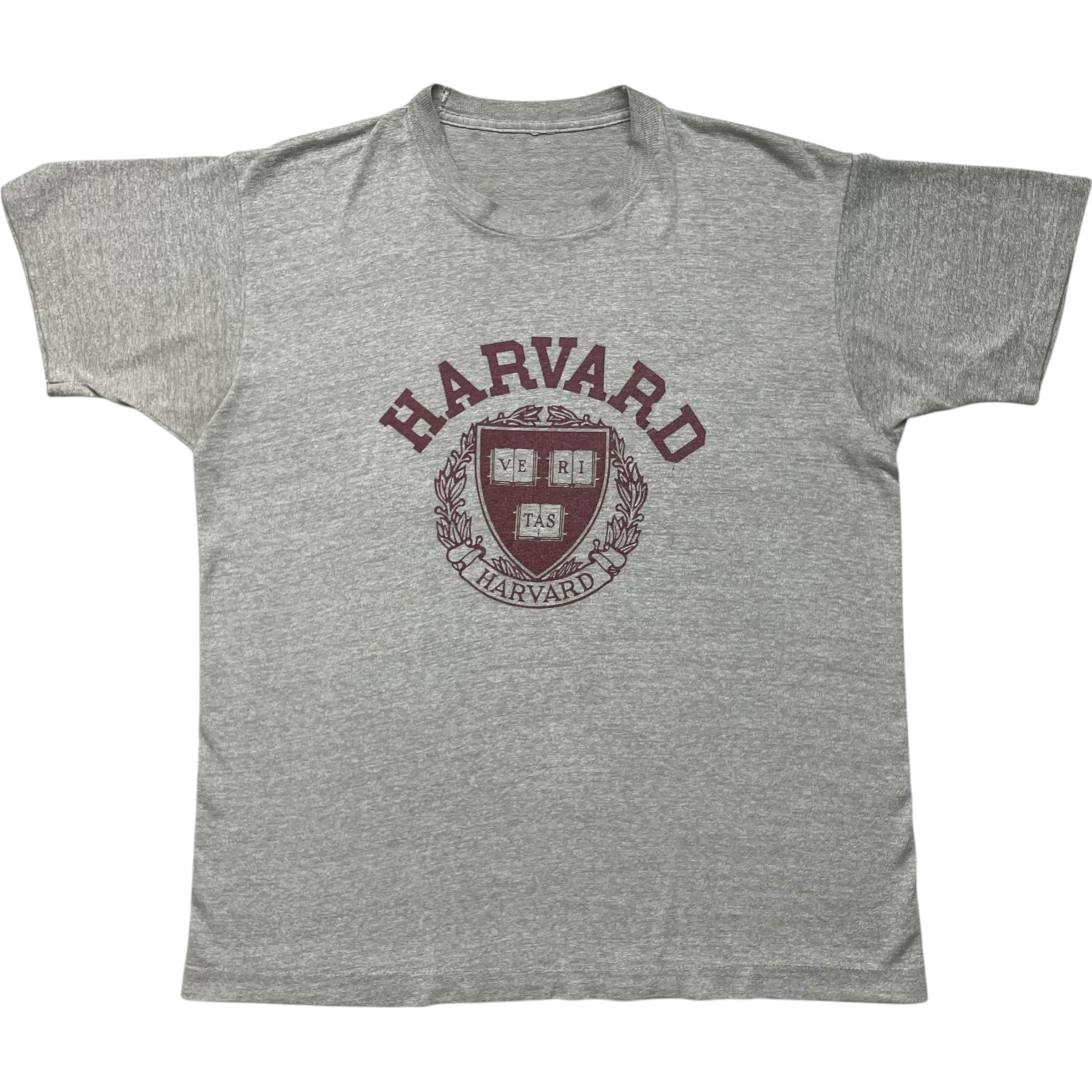 《L》 カレッジTシャツ ハーバード大学 カレッジプリント USA製 80年代〜 no.6666