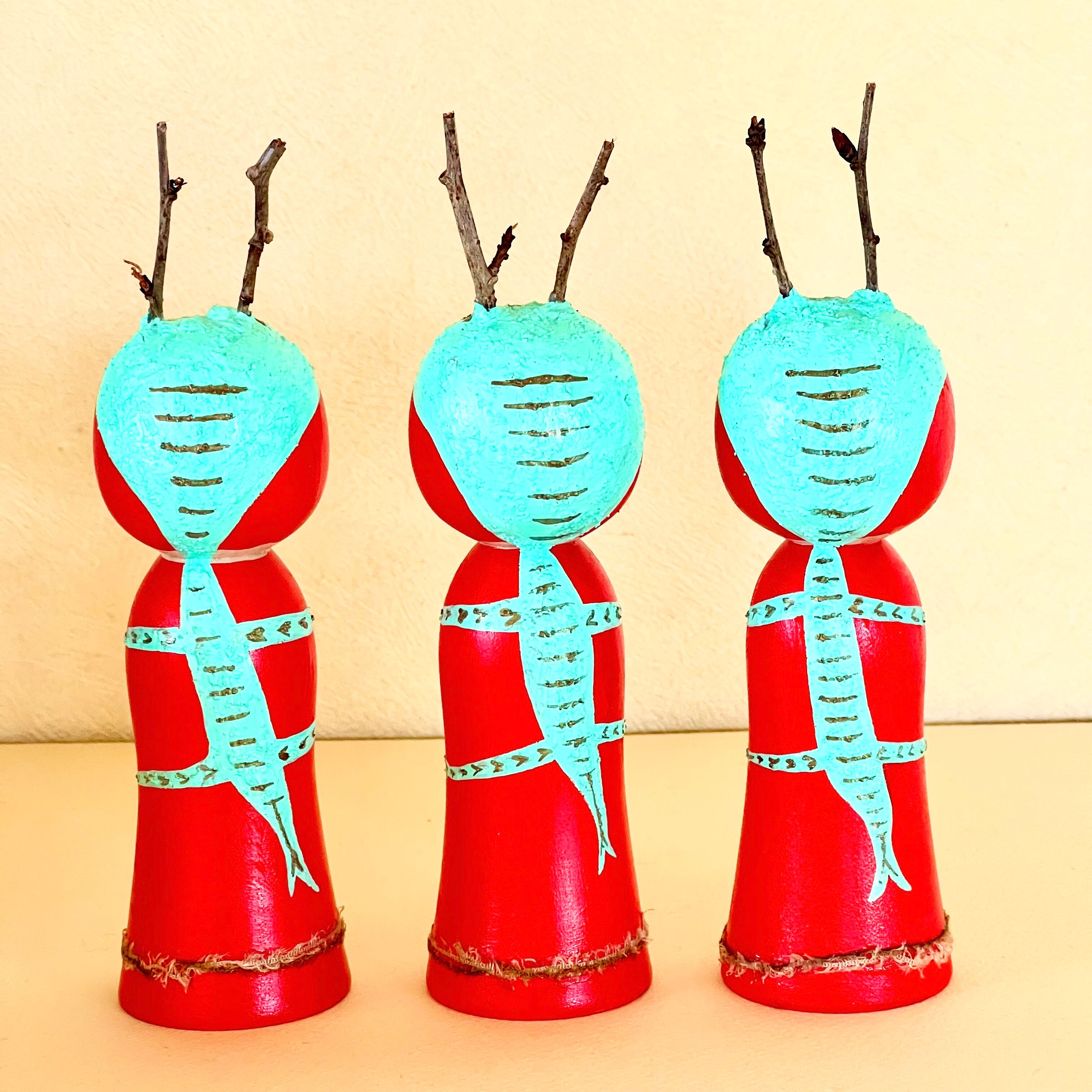 創作こけし 龍とともだち姫 | merry merry christmasland