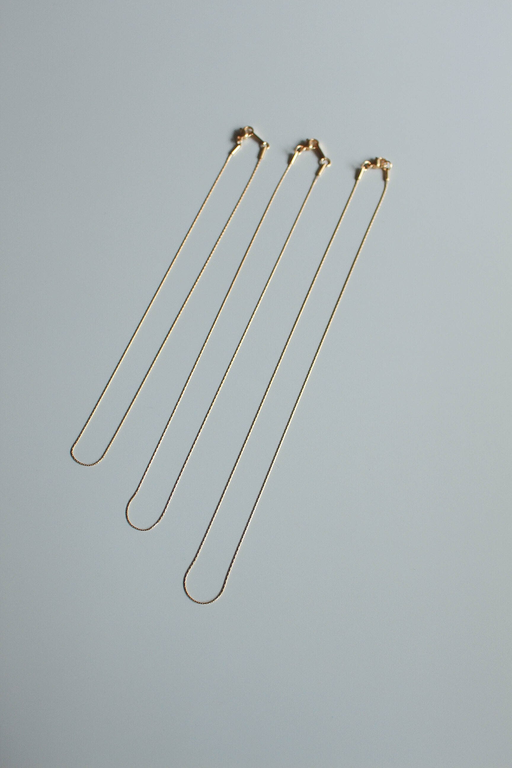 24KGP]0.6mm Skin Necklace | ebine(エビネ)|金属アレルギー対応