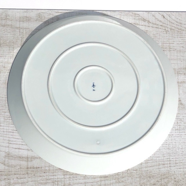 【波佐見焼】【中善窯】【アラベスク】【プレートLL】27cm 唐草 ディナープレート 9寸 波佐見焼 おしゃれ 大人　手描き　かわいい