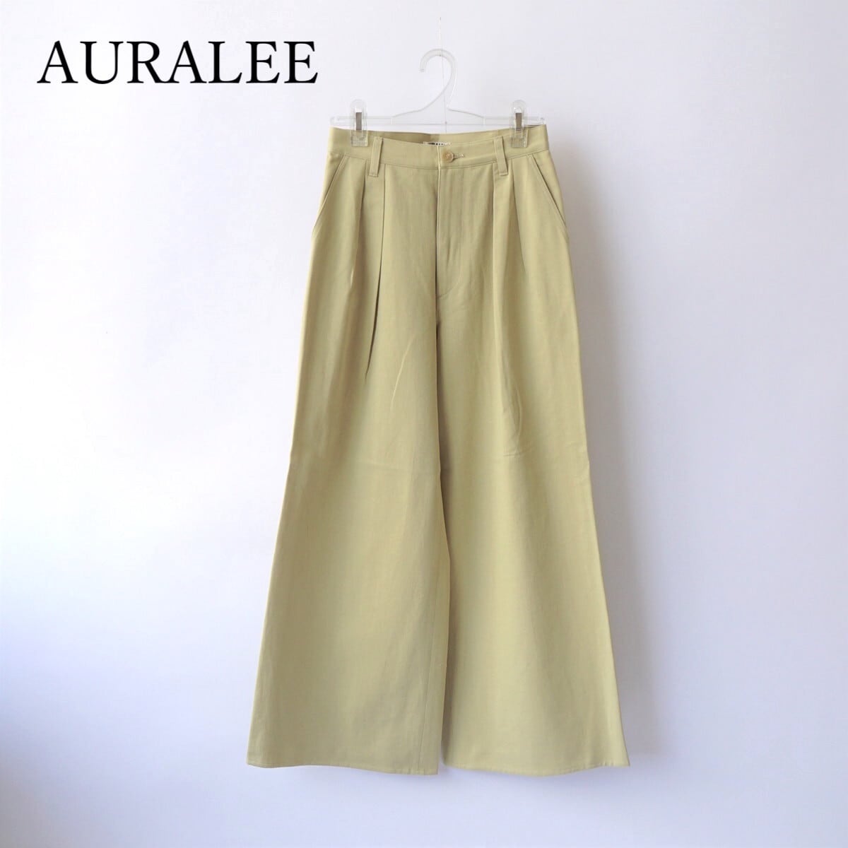 AURALEE/オーラリー・WASHED HEAVY CHINO WIDE PANTS   a flat shop