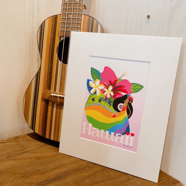 8×10インチ アート  Suzanne Jennerich スザンヌ・ジェネリック ☆Hawaii ハワイアート 壁掛けインテリア