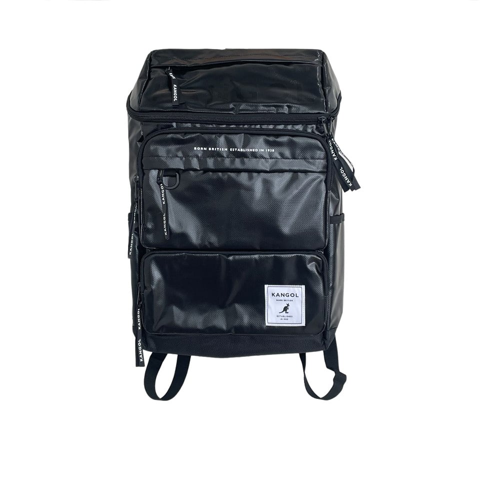 KANGOL (カンゴール) ターポリン スクエア リュック ブラック KGSA-BG00256