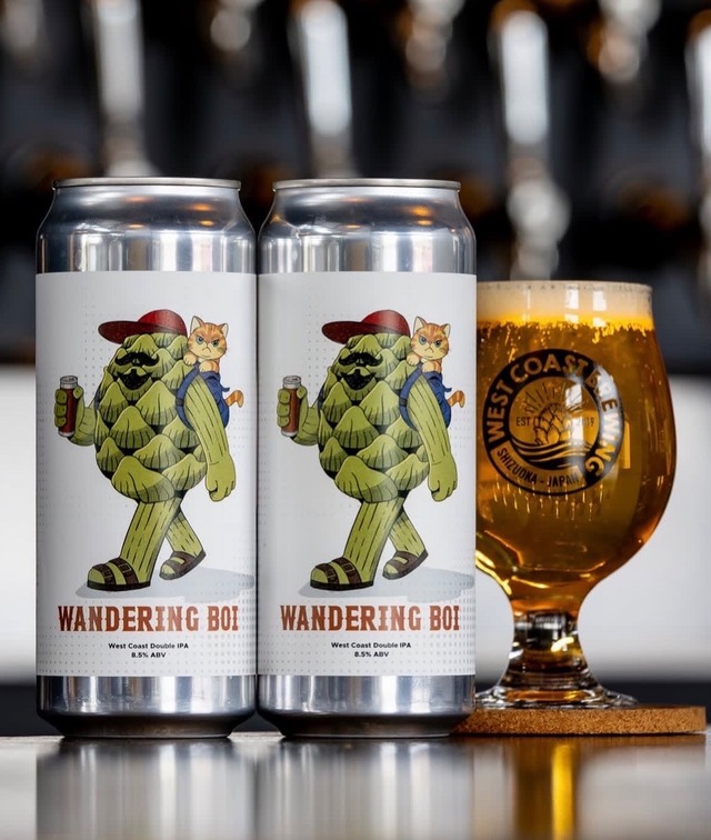 ウエストコーストブリューイング　【Wandering Boi 【ワンダリング・ボーイ】 West Coast Double IPA