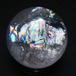 水晶 丸玉 虹入り 62mm スフィア 置物 水晶玉 一点物 151-8819