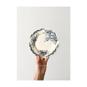 Salins サラン / “Rocaille” ロカイユ装飾のデザートプレート a