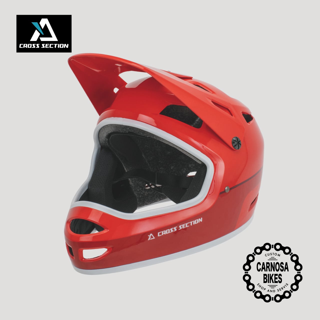 CROSS SECTION】KIDDY FULL-FACE HELMET [キディ フルフェイス ...