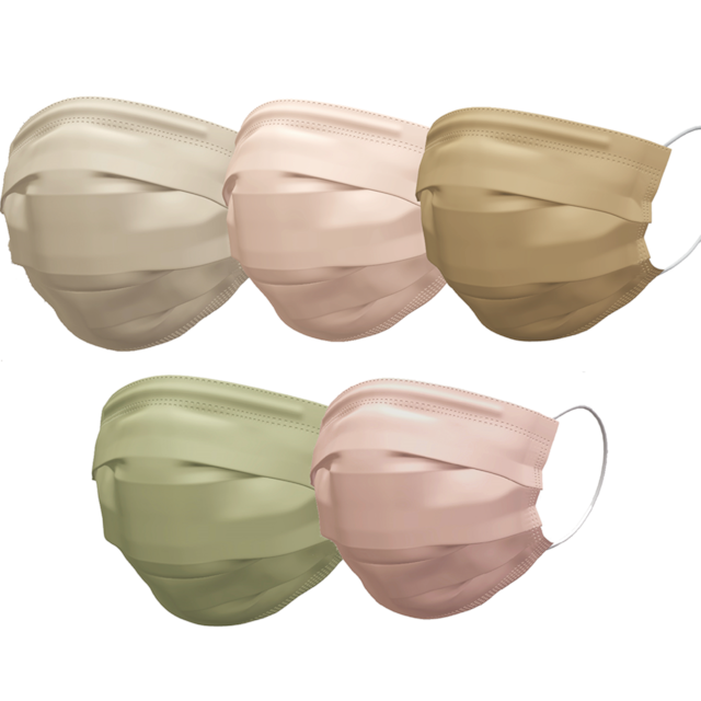 【美】ハッシュマスク　レギュラーサイズ　イエローベース向けカラー　日本製