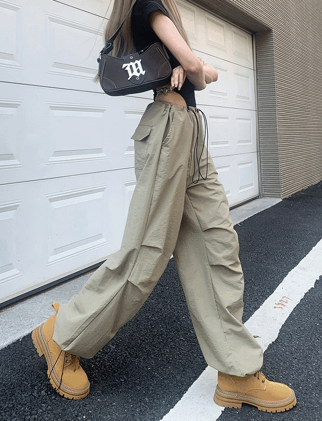 【送料無料】カーゴパンツ ワークパンツ 韓国風 韓国ファッション トレンド（DM0567）