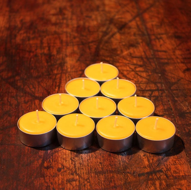 ティーライト（流れないカップ入り） | 蜜蝋工房 ハチ蜜の森