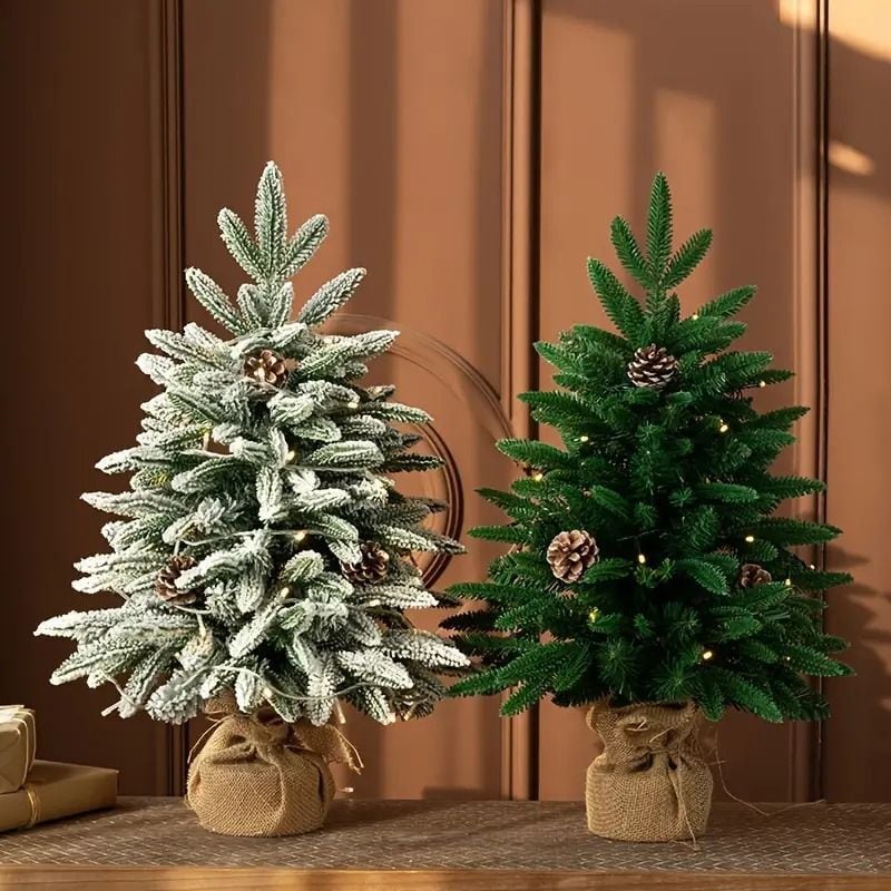 ミニクリスマスツリー 全長45cm クリスマス インテリア 松ぼっくり