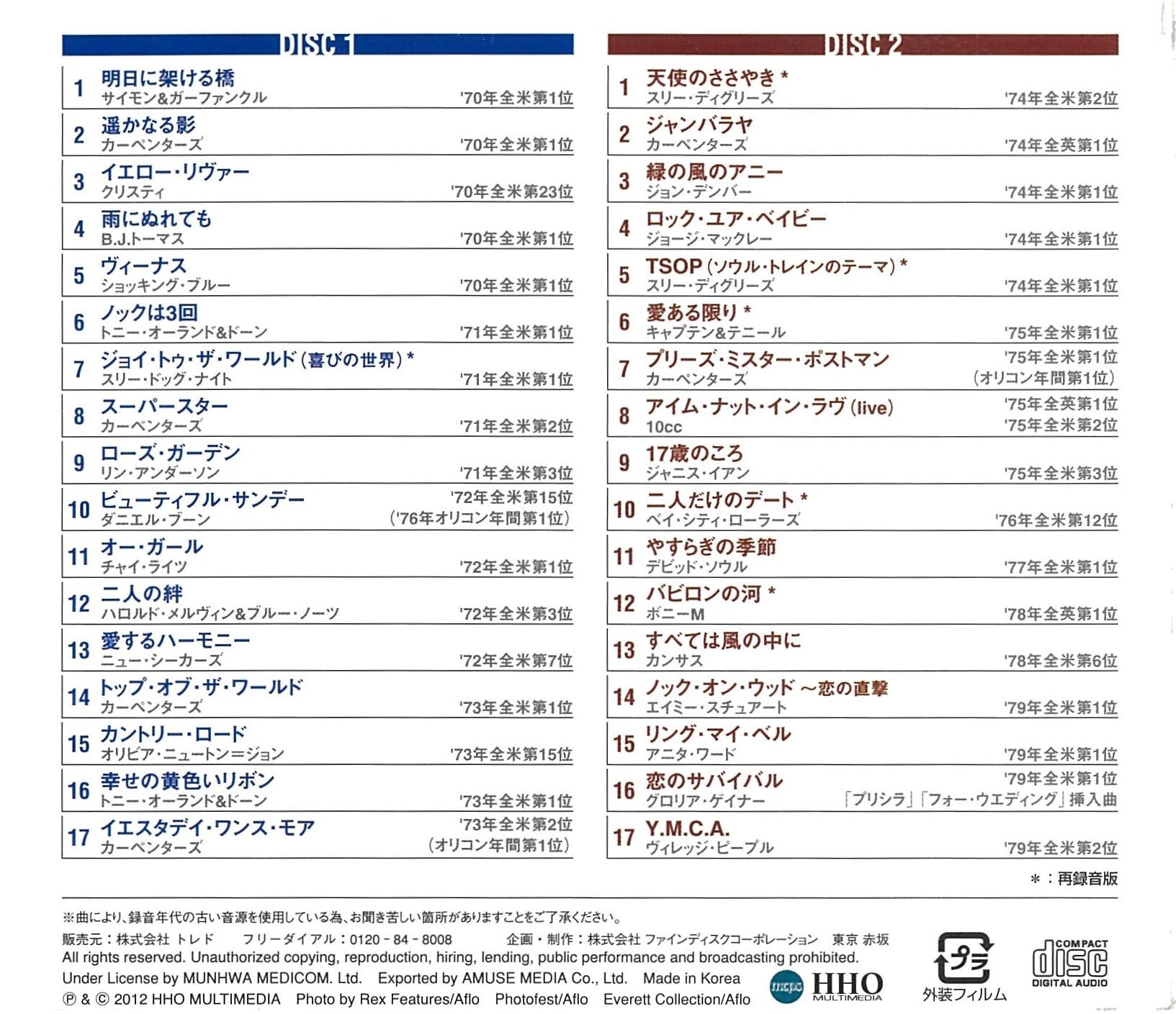 僕らの洋楽青春ヒット'70s | CD DVDショップ 演歌、歌謡曲