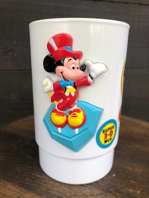 Disney World on Ice''Mickey Diamond Jubilee''3-D Mug/ミッキーマウス ワールドオンアイス マグカップ 90年代 ビンテージ