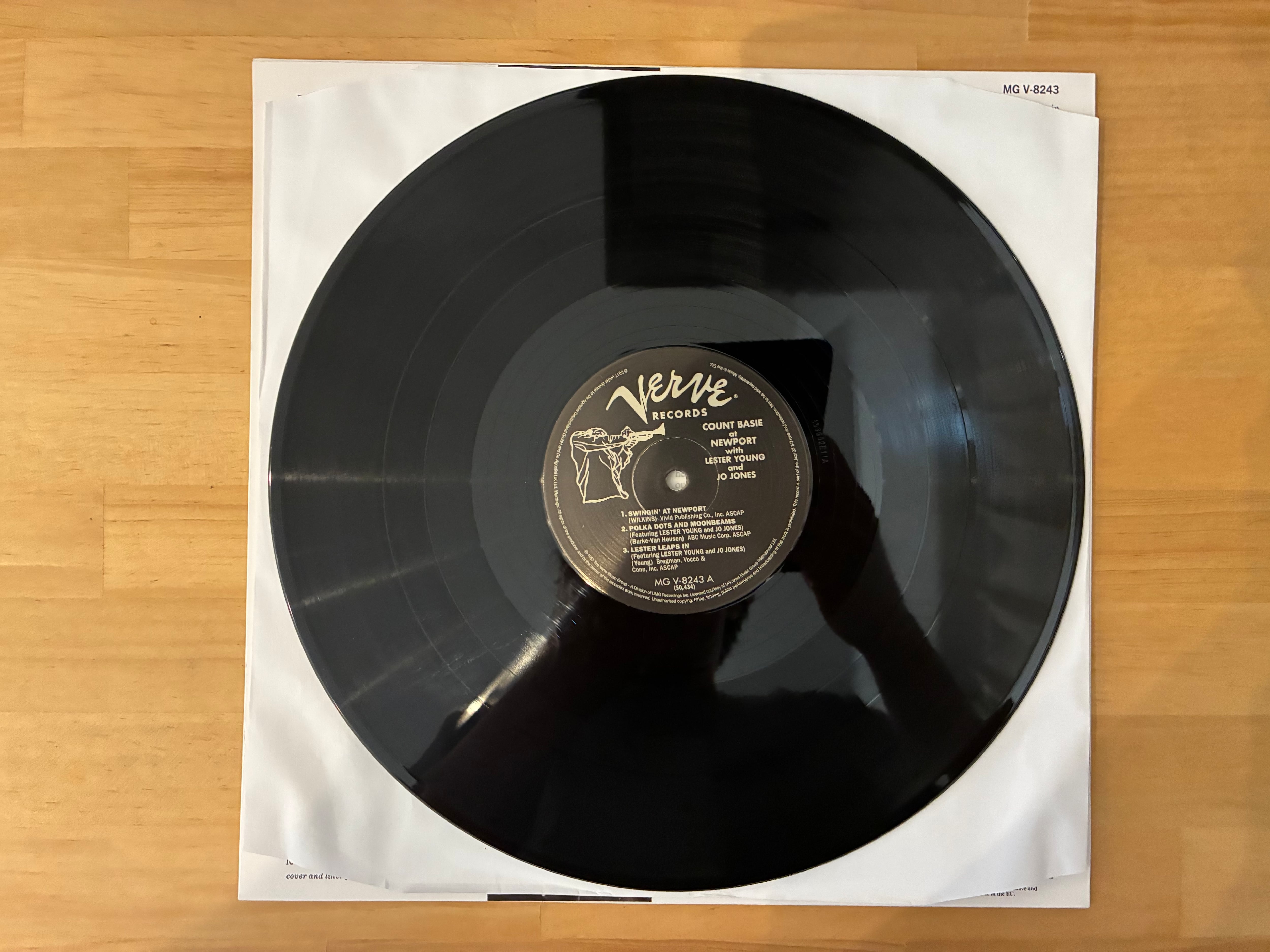 #3962【希少名盤】ポールクインテット FOR BASIE Jazz レコード COUNT BASIE / AT NEWPORT | sixteen records (シックスティーンレコード)