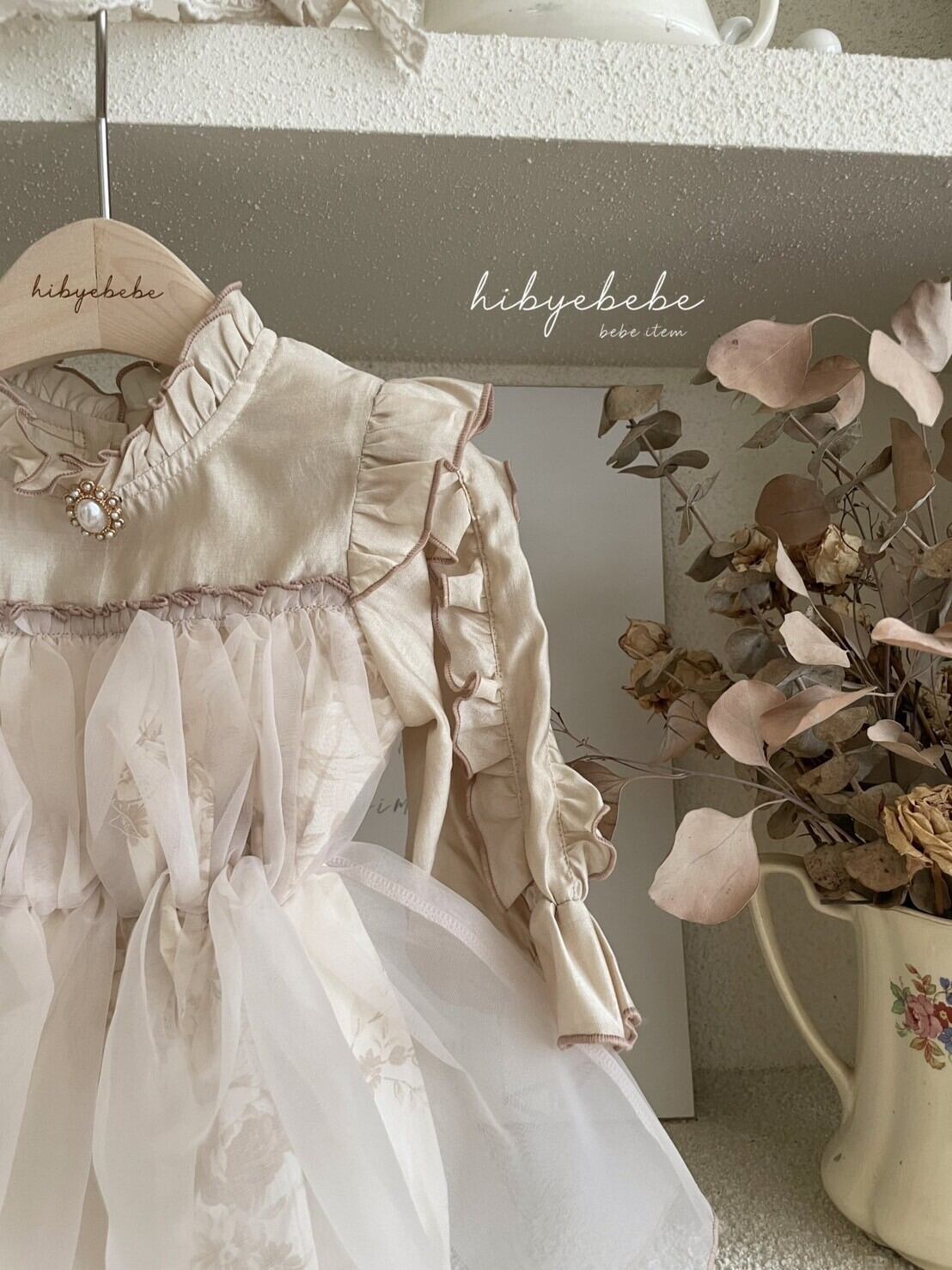 【ご予約】hi bye bebe 24aw / mari flower brooch