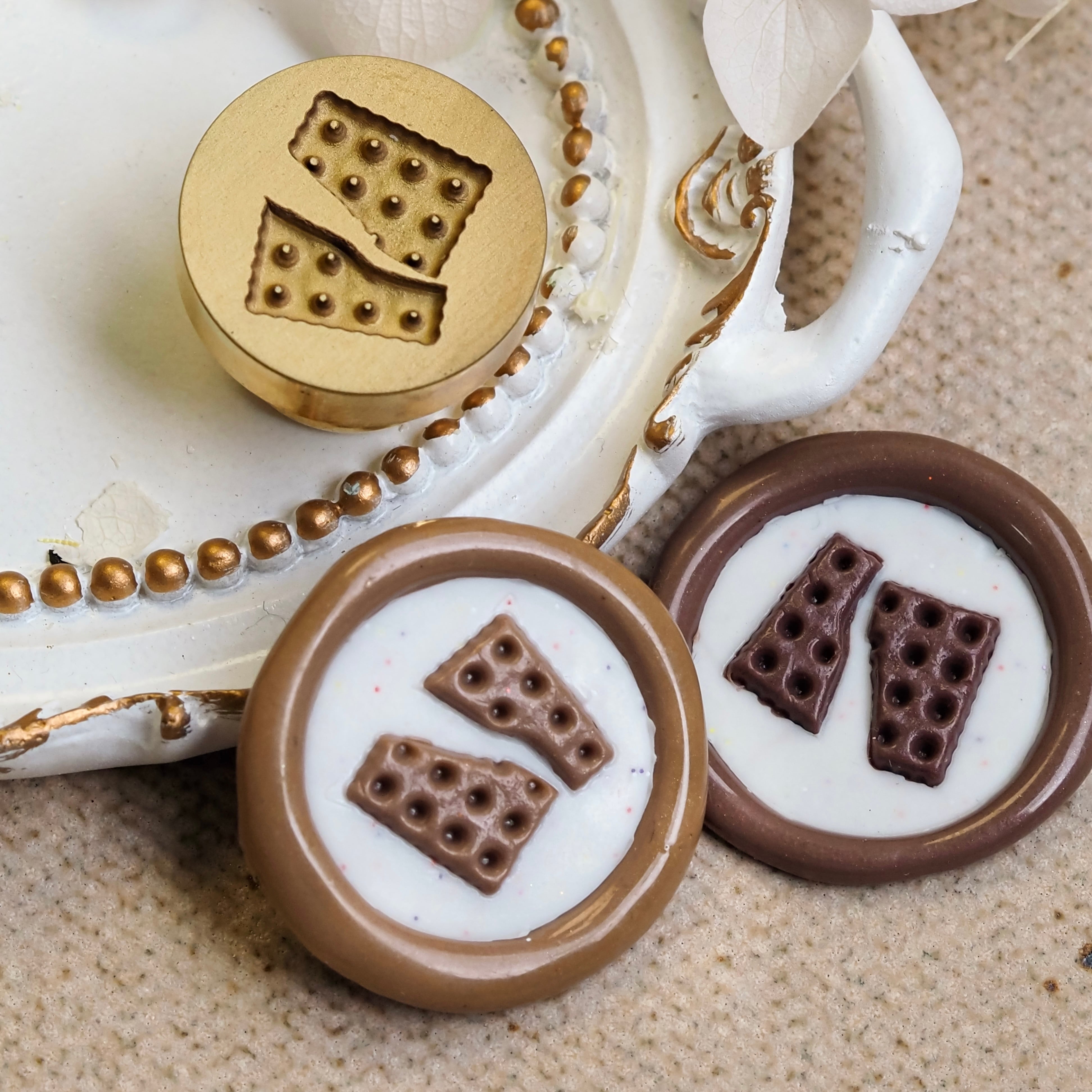 サクサクビスケット-Crispy Biscuit|シーリングスタンプ