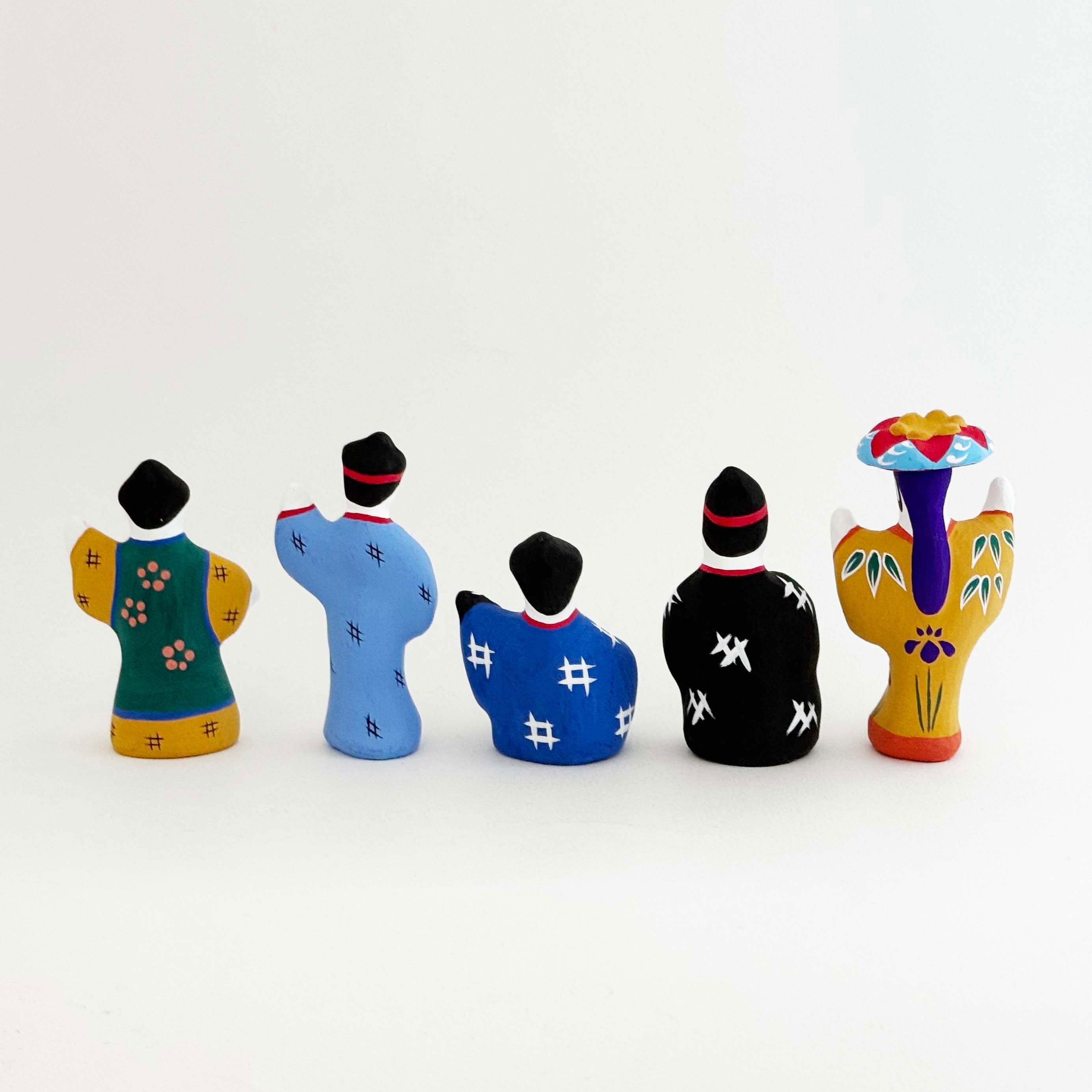 琉球伝統玩具土人形 んーちゃふぅとぅきー(デッドストック)