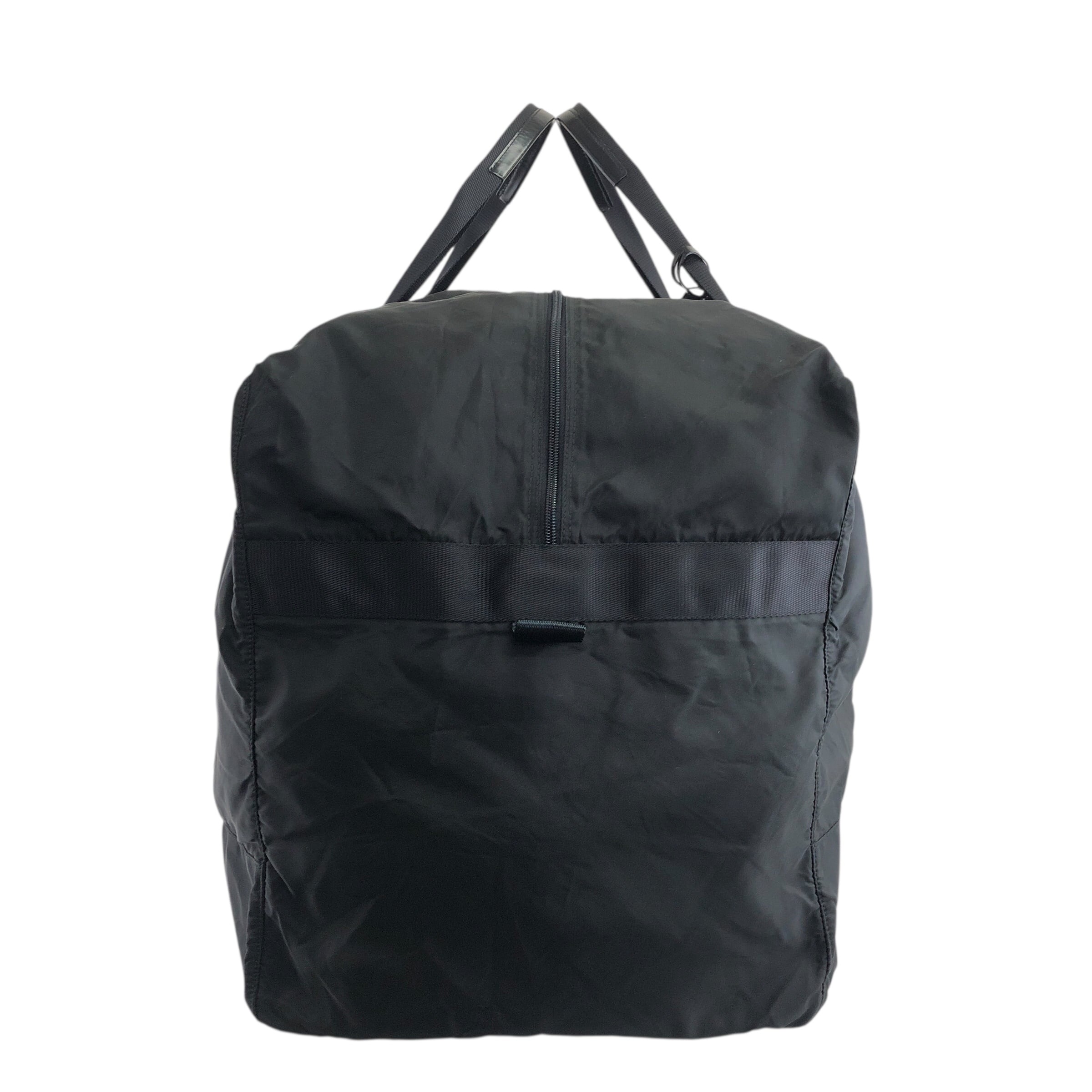 PRADA プラダ ボストンバッグ ブラック トライアングルロゴ ナイロン