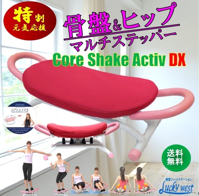 骨盤ステップからヒップステップが楽しめる「コアシェイクアクティブDX