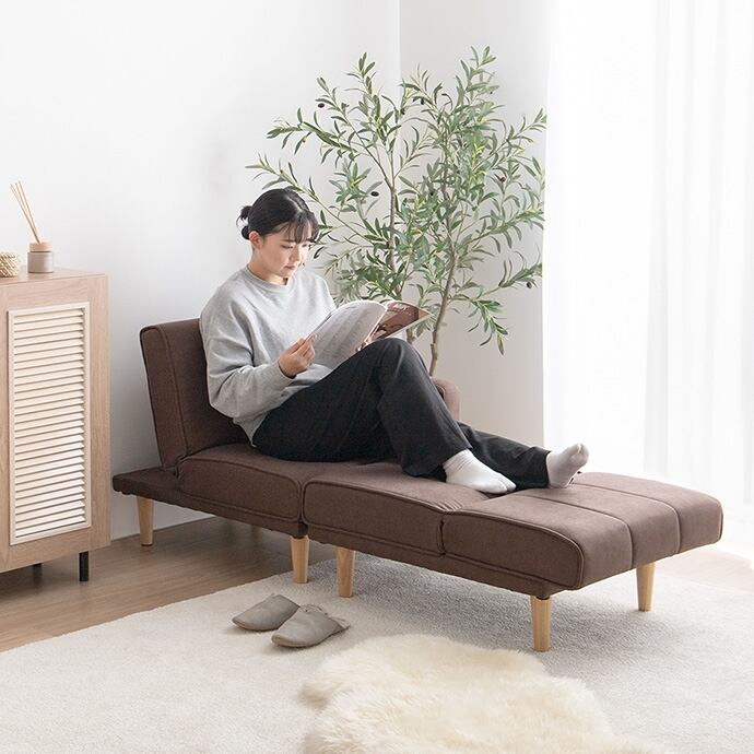 リクライニング式 コンパクト ソファベッド 幅130cm | FIGARO
