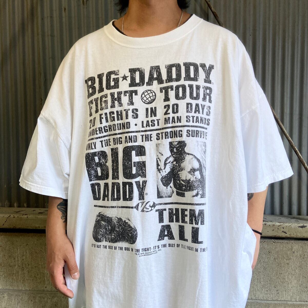 スーパービッグサイズ BIG DADDY リディックボウ ボクシング Tシャツ