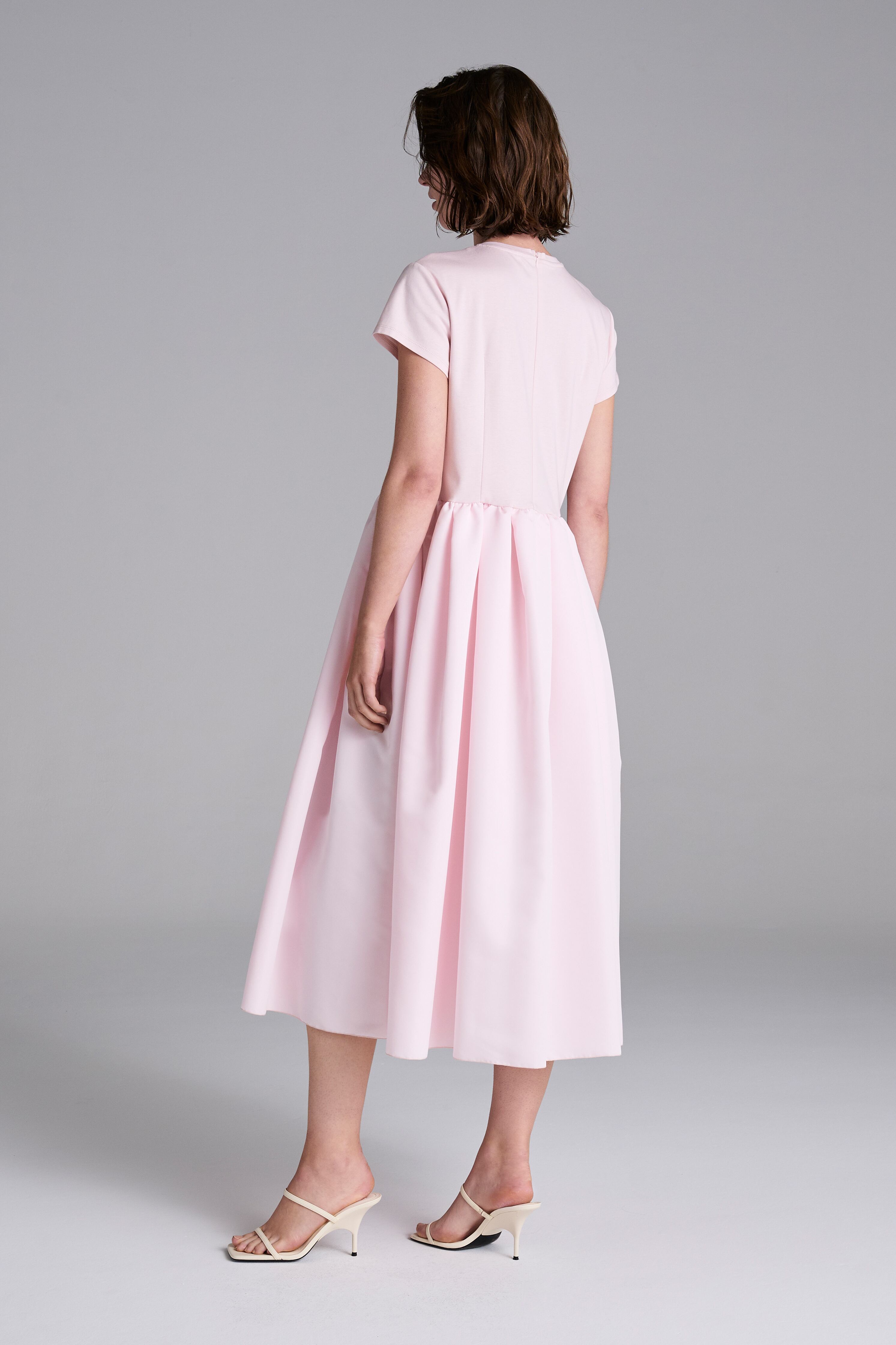 BALLERINA T-DRESS WHITE | AMICA・kids