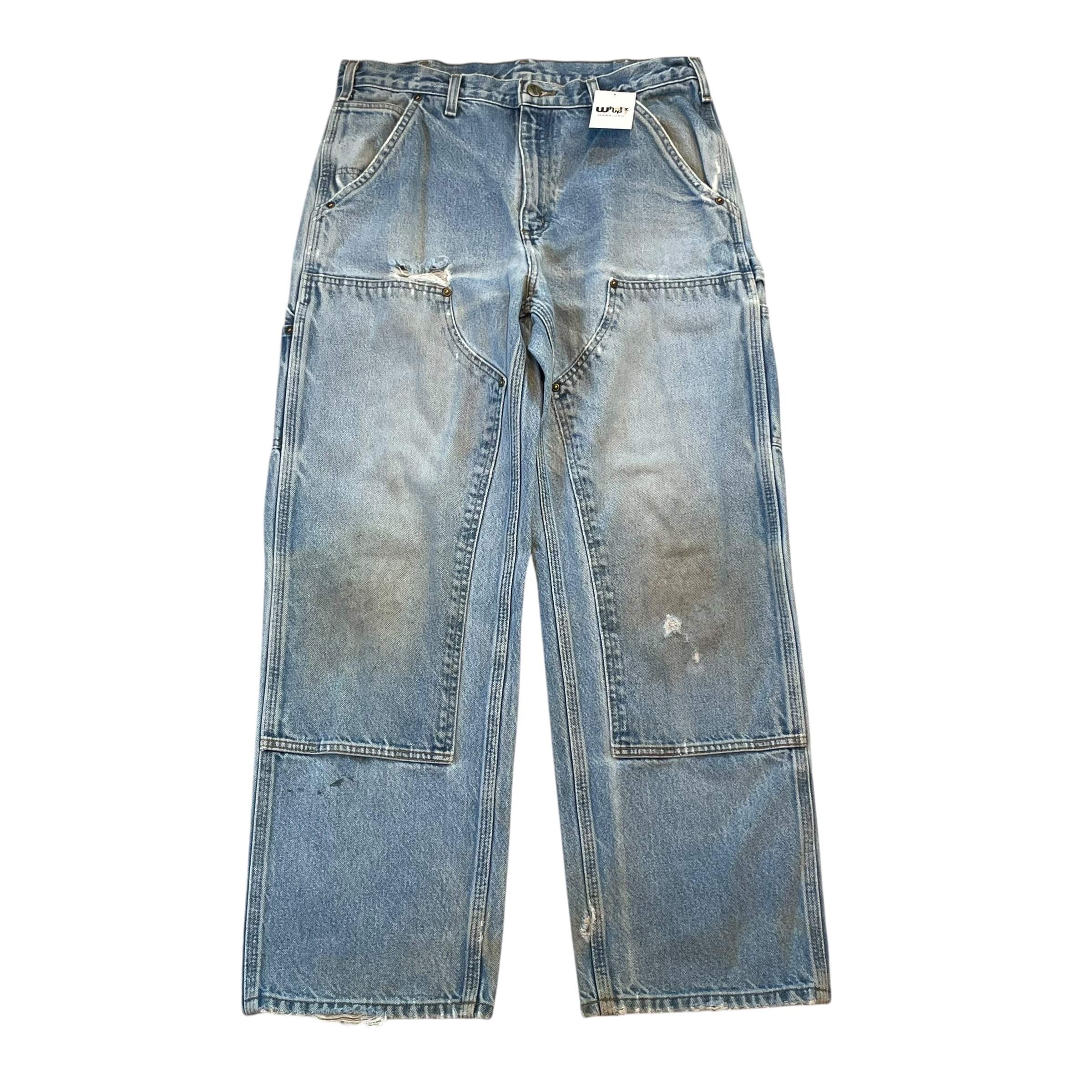 2015s Carhartt double knee denim pants