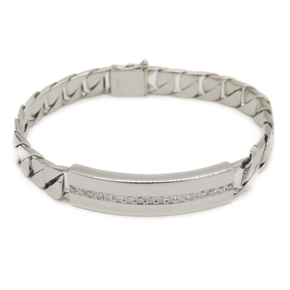 10g K18 喜平6面トリプルブレスレット 18金 チェーンブレスレット