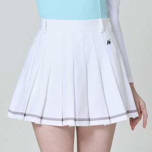 ボールポーチ付き　プリーツスカート　ライン