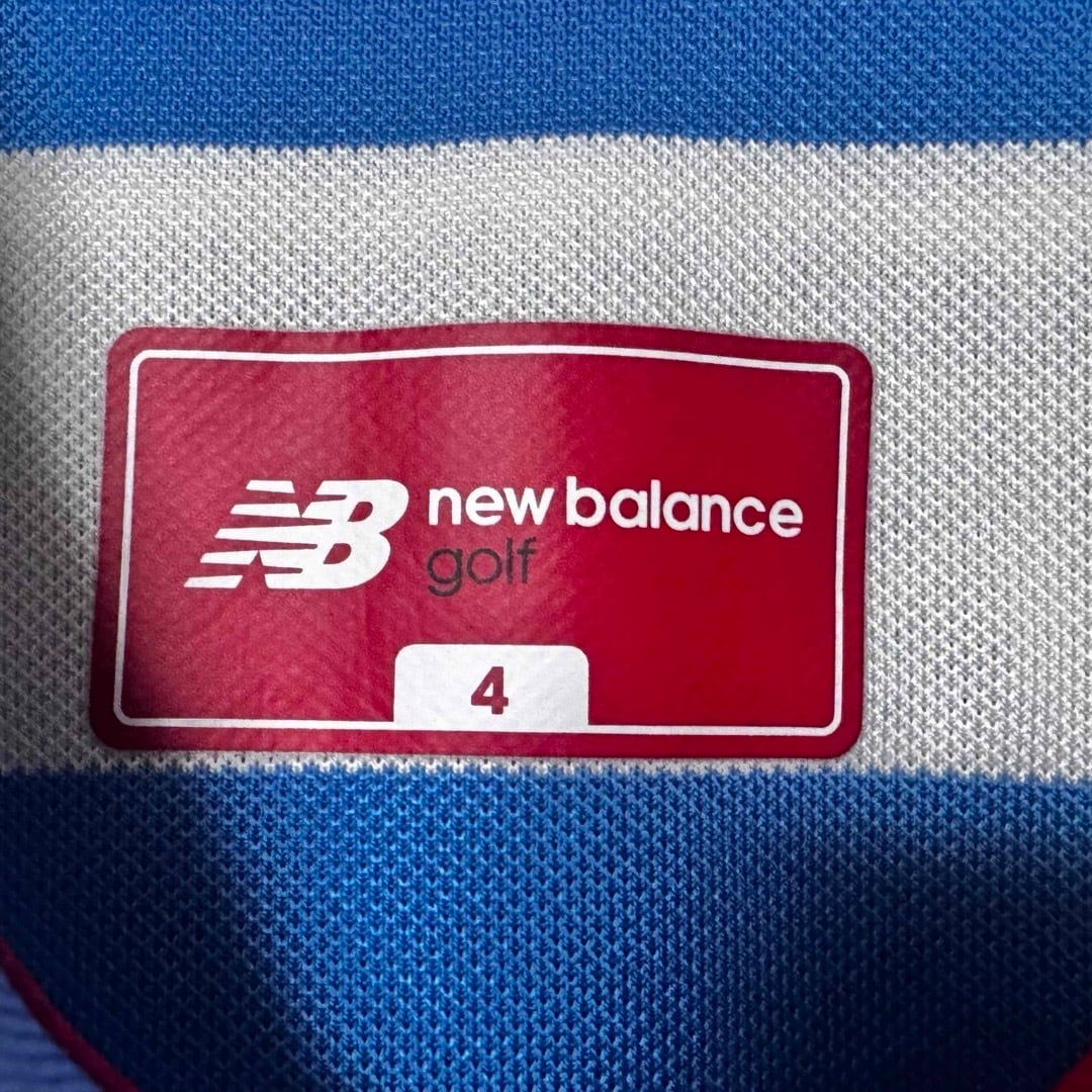 メンズ】New Balance Golf ニューバランスゴルフ ロゴ ボーダー