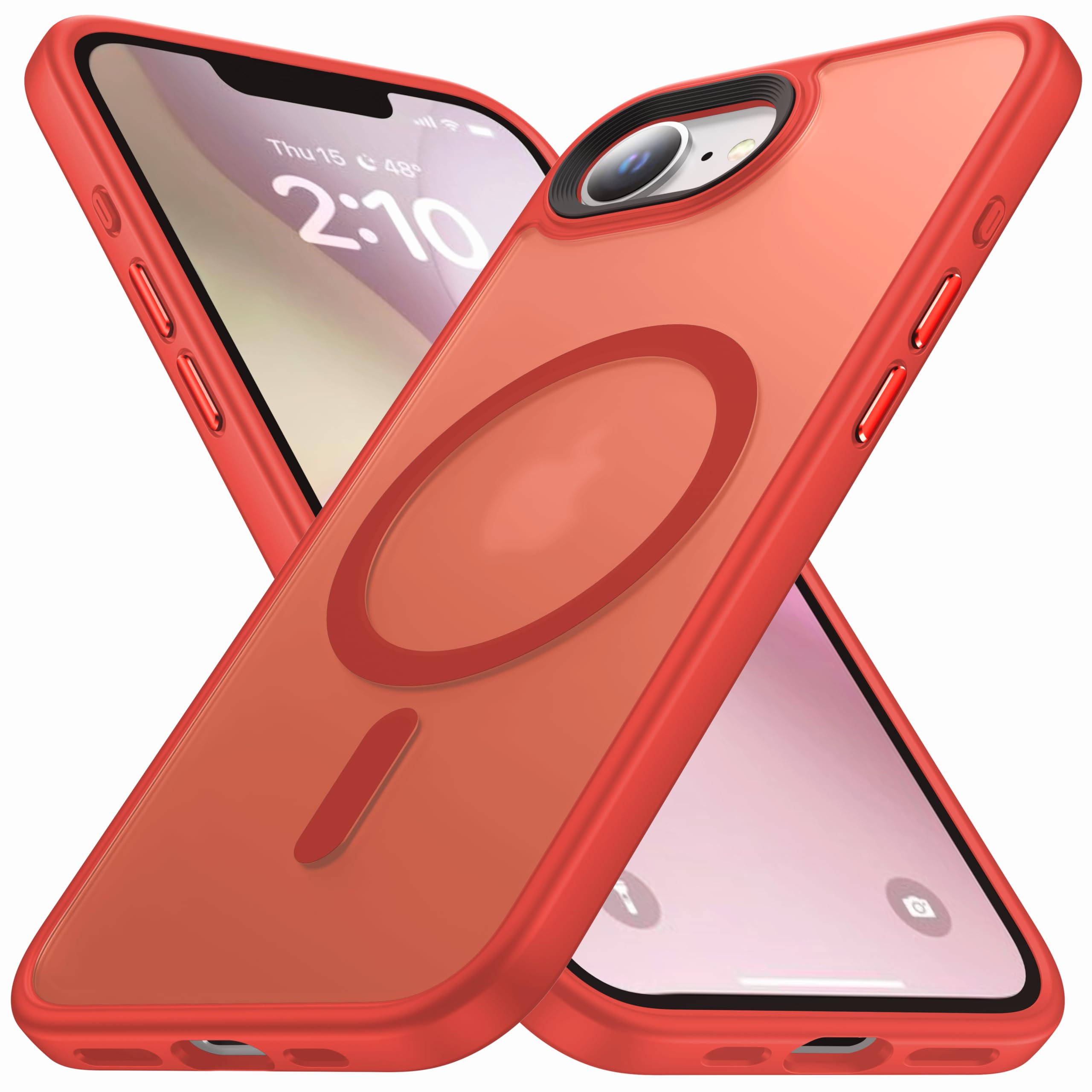 FNDMIL iPhone 16e/iPhone17e 用 ケース【独立金属ボタン・MagSafe対応】
