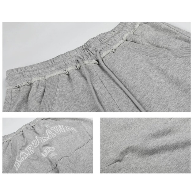 カレッジバックロゴワイドラインスウェットパンツ 2col R02596