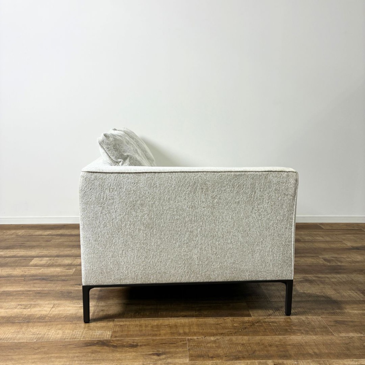 Cassina ixc. GRAB home 2人掛けソファ オットマンセット 右ひじ掛けアーム デザイナーズ家具 モダン ファブリック ベージュ系【中古】【350サイズ】