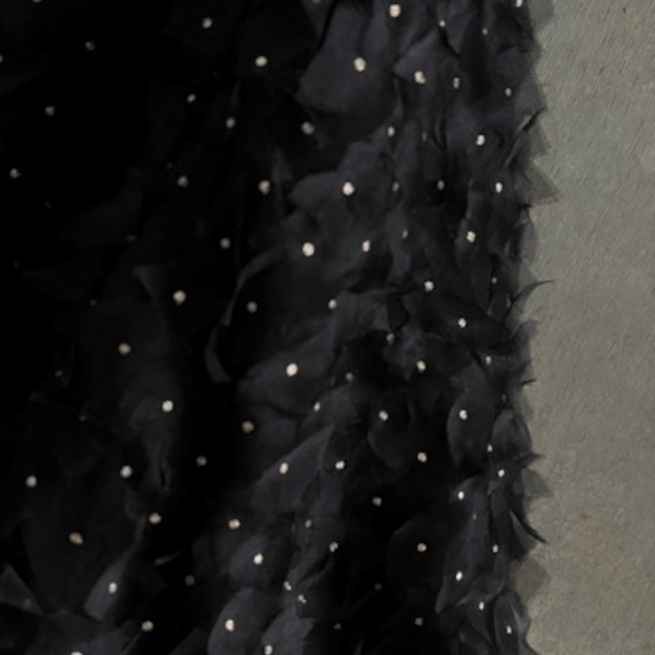 BUNON(ブノン) Khadi Silk Organdy & Embroidery Shoulder Bag カディシルク+オーガンジー刺繍 ショルダーバッグ