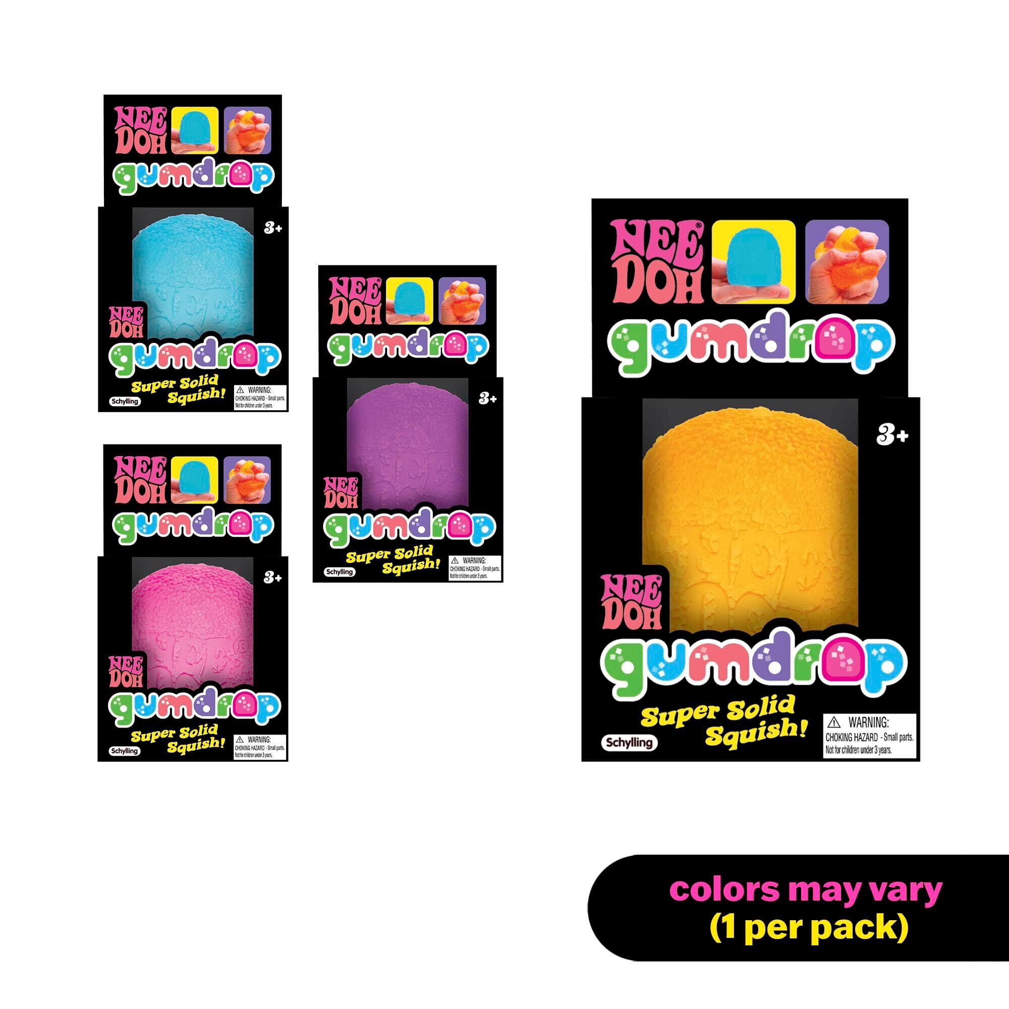 数量限定】Schylling NeeDoh - ガムドロップ - ソフト感覚フィジェット