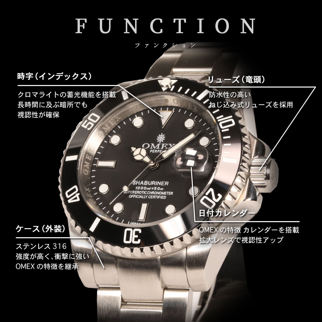 OMEX SHABURINER AUTOMATIC オメックス シャブリーナ オートマチック