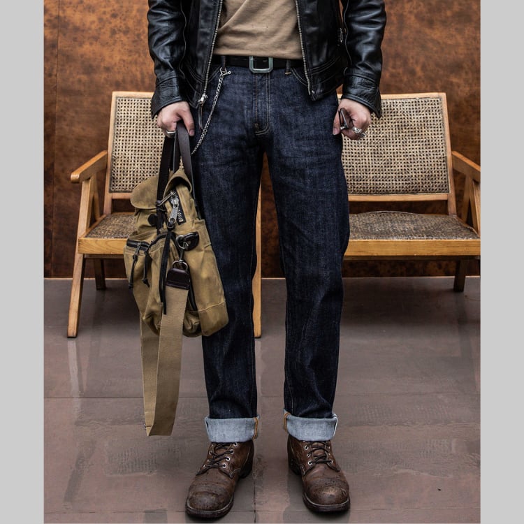 ストレートデニム G00139