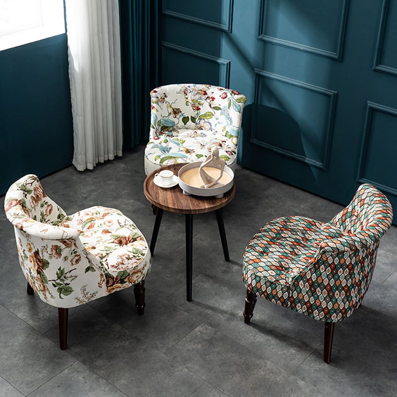 【美品】新象 シングルソファ 1P アンティーク 花柄　グレー　レトロ　ソファ 美品】新象 シングルソファ 1P アンティーク 花柄 グレー レトロ