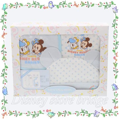 ベビー ミッキー ドナルド ギフトセット ブルー パーク限定 50