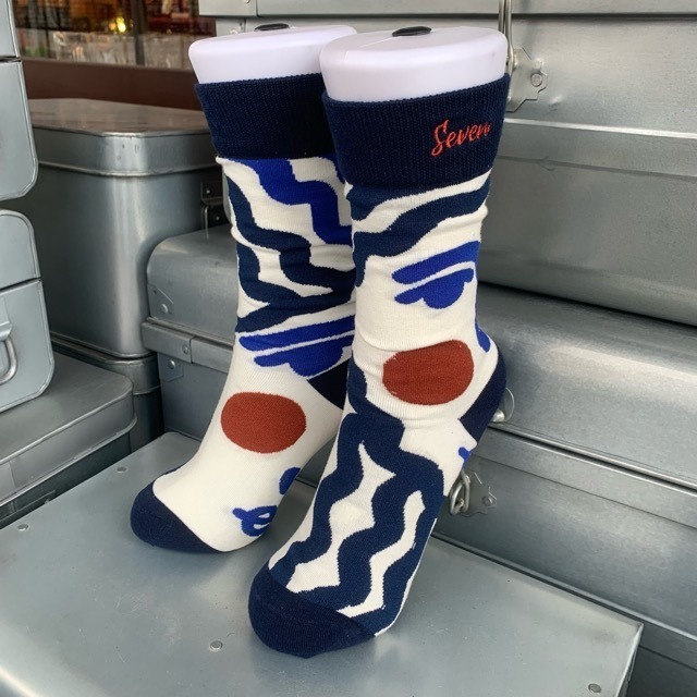 TOPANGA SOCKS　Lady's 　artソックス　seven