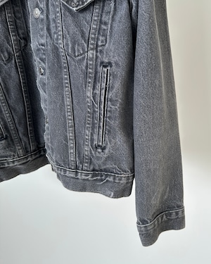 -Levi's- Vintage 80s 40 70506-0259 Black Denim Jacket made in USA