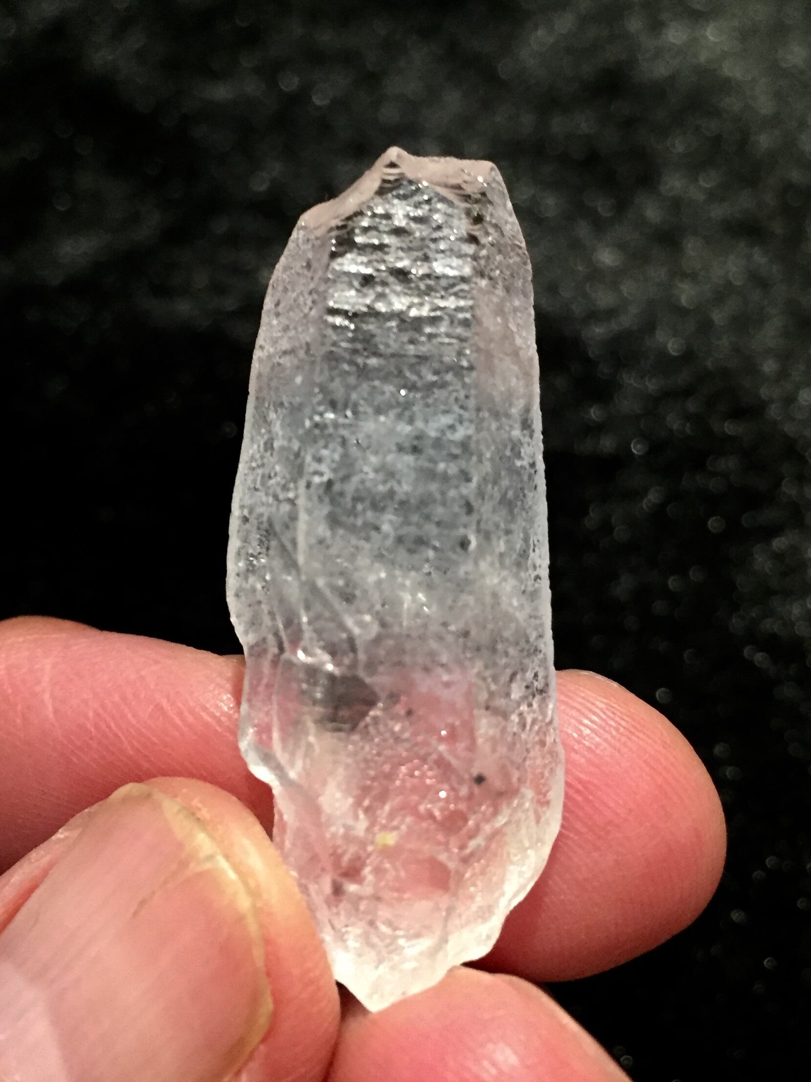 （１点もの） 高千穂産天岩戸水晶 エイトスターカットリング◇ 高千穂産天岩戸水晶 （１点もの） エイトスターカットリング◇