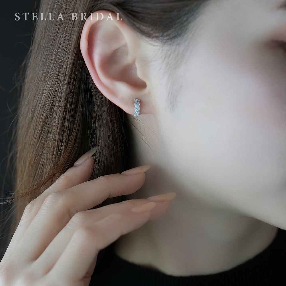 ♡ cielbleuさま ♡ クリップイヤリング SV925＊痛くないキュービックジルコニア クリップイヤリング