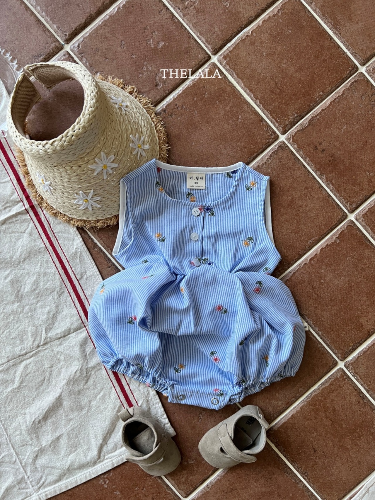 [THELALA] Rain Flower Bodysuit / [더랄라] 레인꽃슈트