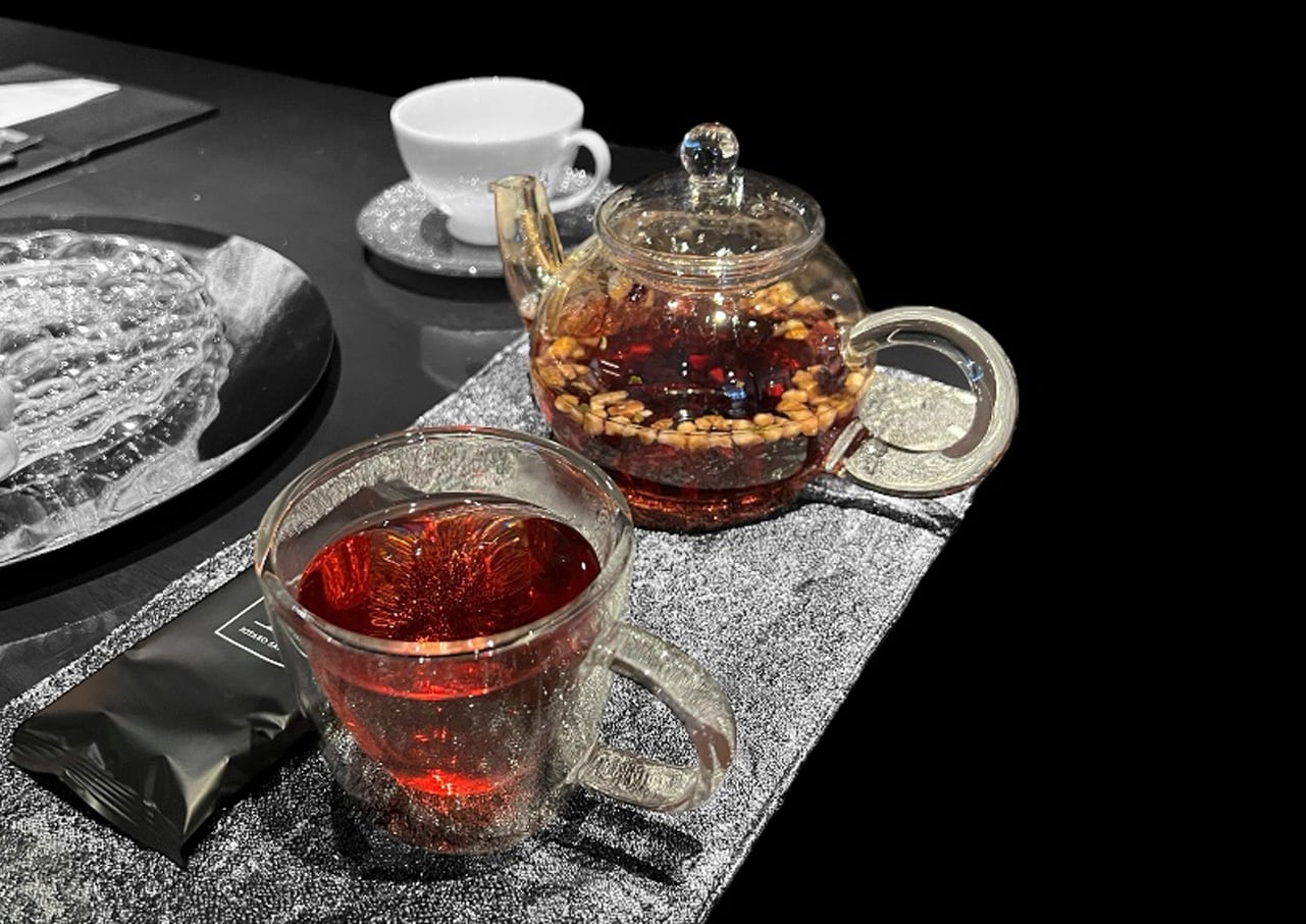 ハーブティー巾着セット（エメラルド）