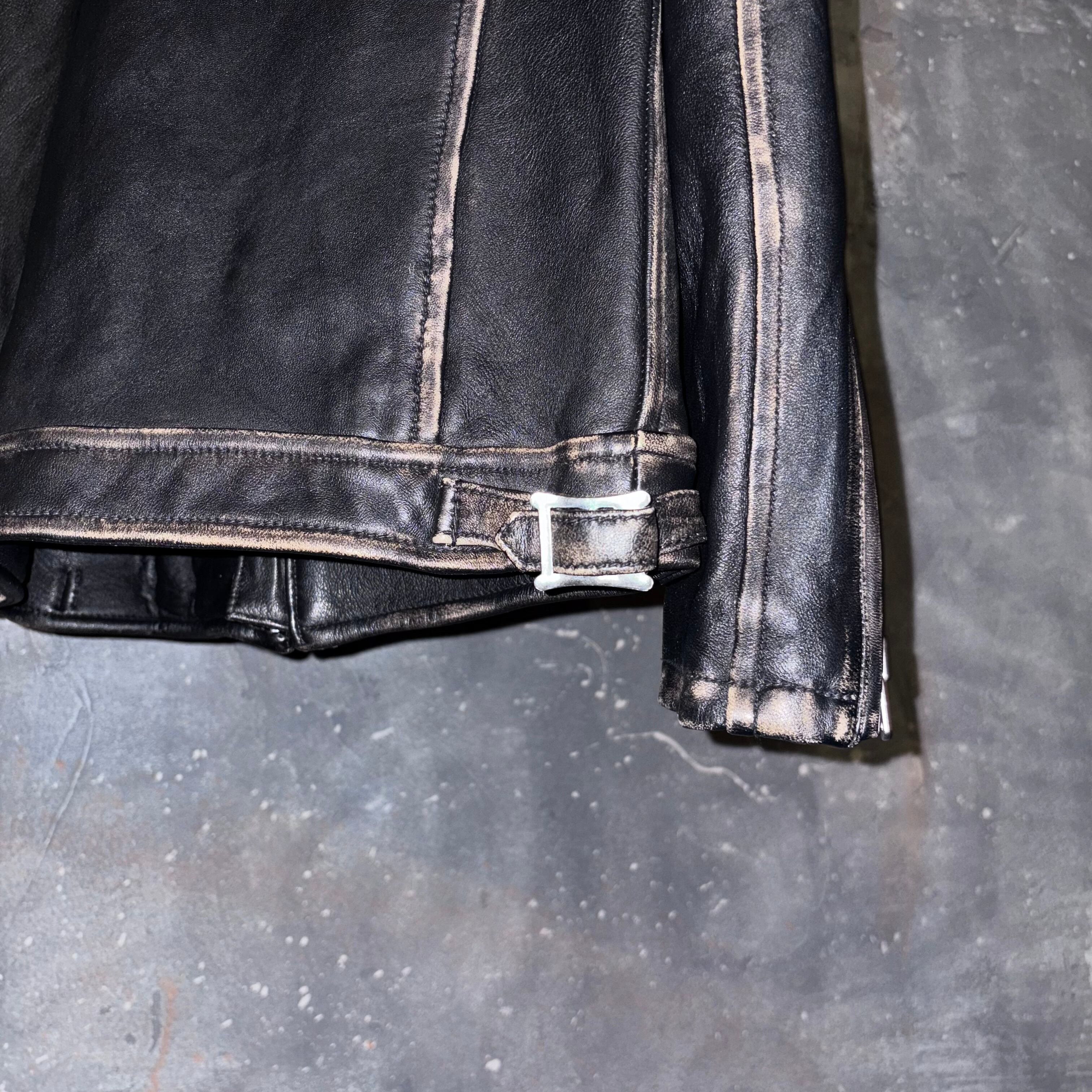 JACKROSE double zip lamb leather jacket | LeeLoo Koenji
