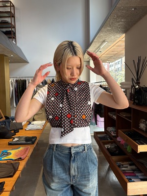 【26SS】MM6 エムエムシックス / ドット柄ベスト / VEST